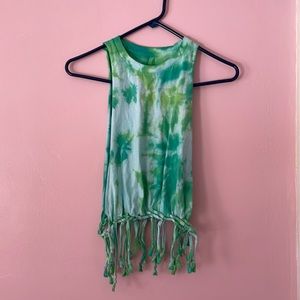 Handmade TieDye Knotted Cut Off